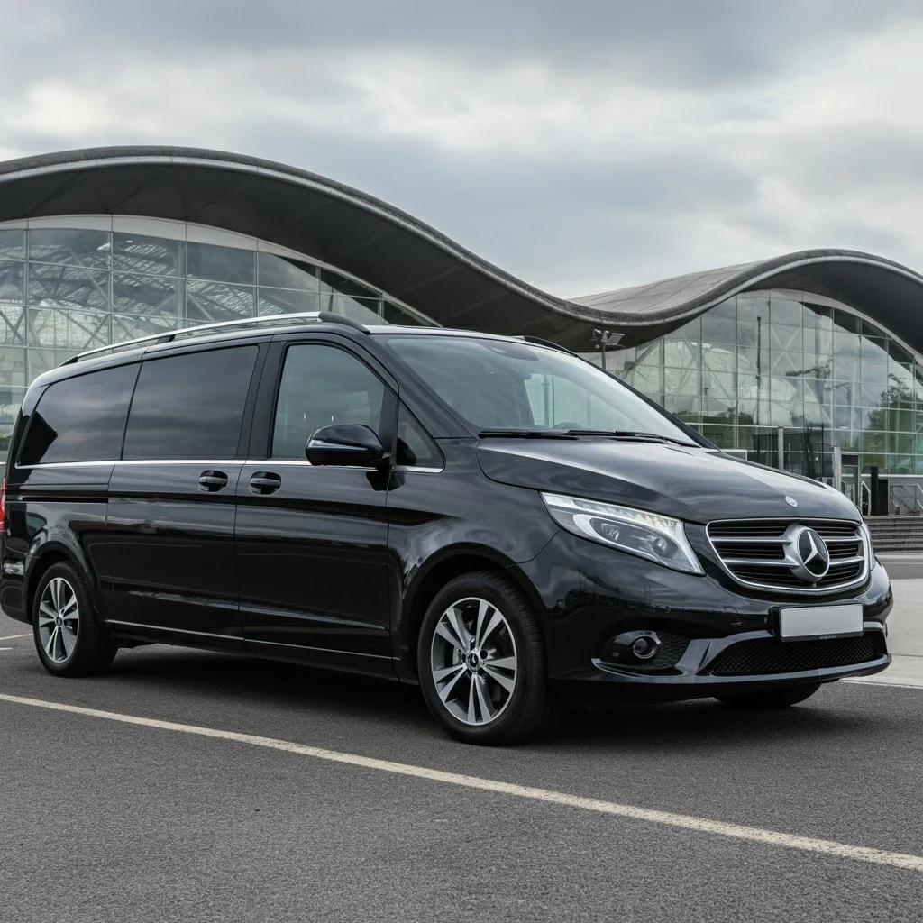 Mercedes V-Class van for airport transfer